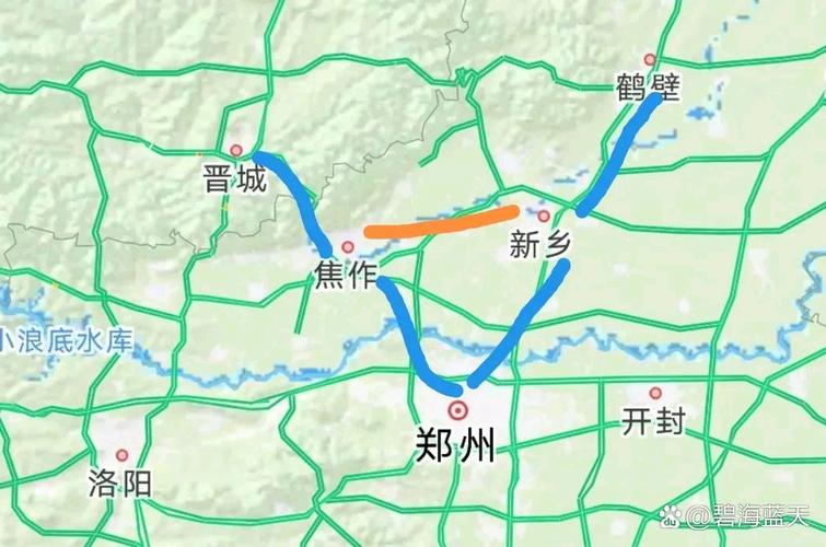 新鄉(xiāng)貨運鐵路新鄉(xiāng)貨運鐵路線路圖